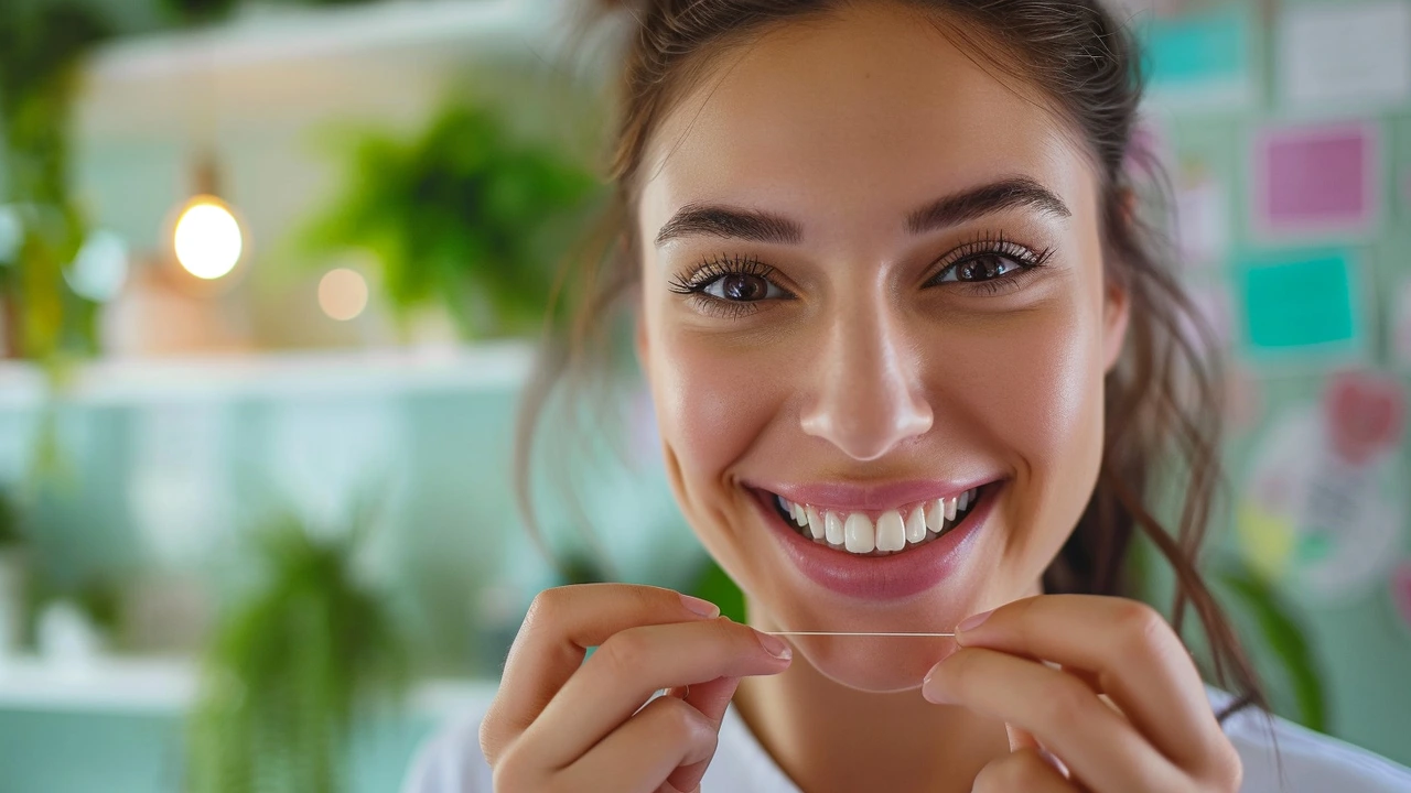 Jak správně používat dentální niť pro zdravé zuby a dásně