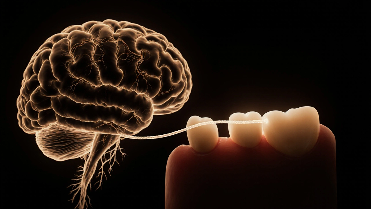 Dentální nit mezi zuby pod světlem prevence