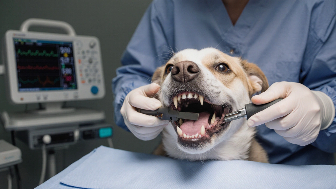 Jak dlouho trvá odstranění zubního kamene u psů? Průběh, náklady a co očekávat