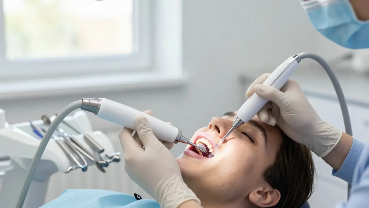 Jak pískování zubů pomáhá při zubních problémech - co to je a proč to doporučují stomatologové