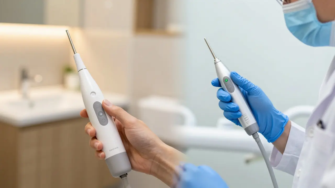 Rozdíl mezi domácím čištěním a profesionální stomatologií