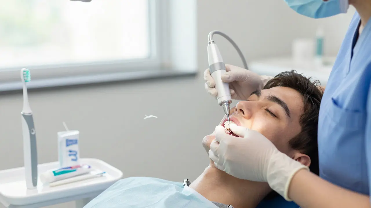 Profesionální čištění zubů a preventivní pomůcky